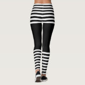 Leggings Sportif nommé fait sur commande de rayures (Dos)
