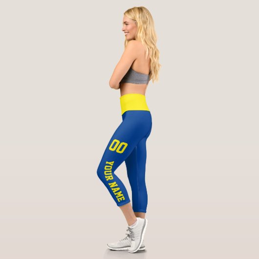 Leggings sportifs d'équipe personnalisés (Gauche)