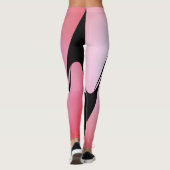 Leggings Sports chics de mode de technologie moderne rose (Dos)