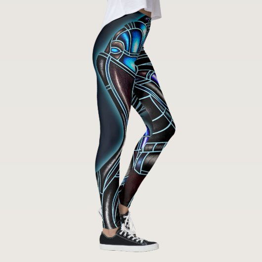 Leggings Squelette de cyborg (Droite)