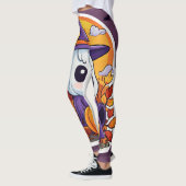 Leggings Squelette de dessin de haute qualité (Gauche)