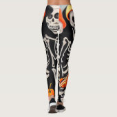 Leggings Squelette d'Halloween (Dos)