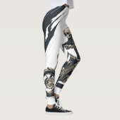Leggings squellete en moto (Droite)