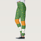 Leggings St Patrick`s Day Golden Coins Irlande (Gauche)