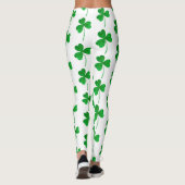Leggings St. Patrick’s Day Green Faux Glitter Shamrock (Dos)