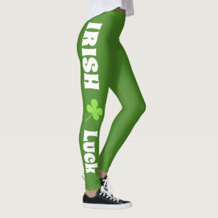 Leggings St Patrick`s Day Irlandais Chance Vert moderne