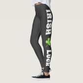Leggings St Patrick`s Day Irlandais Luck Modern Black (Gauche)