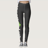 Leggings St Patrick`s Day Irlandais Luck Modern Black (Devant)