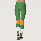 Leggings St Patrick`s Jour Vert Irlande Couleurs (Dos)