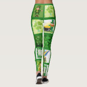 Leggings St. Patrick's Day Ajouter 9 Photos Green Layout Fu (Dos)