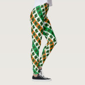 Leggings St. Patrick's Day Clover Stripes (Droite)