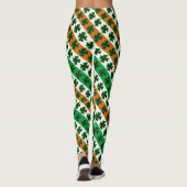 Leggings St. Patrick's Day Clover Stripes (Dos)