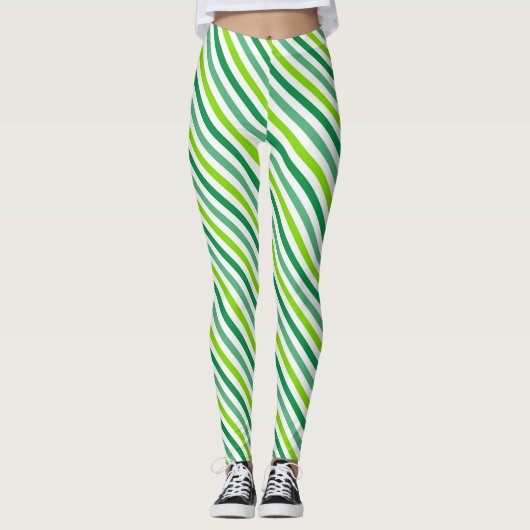 Leggings St. Patrick's Day Cross Stripes Motif-54602 (Devant)