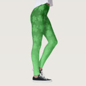 Leggings St. Patrick's Day green shamrock ombre motif (Droite)