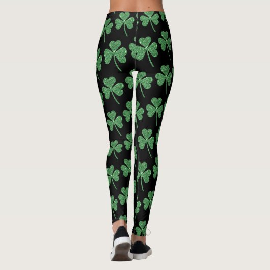 Leggings St. Patrick's Day Green Vine Shamrock Irish Party (Dos)
