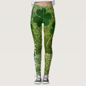 Leggings St Patrick's Day Irish Shamrock Parties scintillan (Devant)