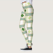 Leggings St. Patrick's Day Lucky Clovers (Gauche)