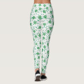 Leggings St. Patrick's Day, Shamrock celte vert (Dos)