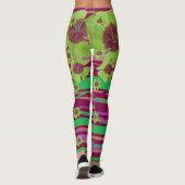 Leggings St. Patrick's - Toutes les pattes Shamrocks de Clo (Dos)