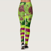 Leggings St. Patrick's - Toutes les pattes Shamrocks de Clo (Dos)