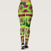 Leggings St. Patrick's - Toutes les pattes Shamrocks de Clo (Dos)