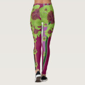 Leggings St. Patrick's - Toutes les pattes Shamrocks de Clo (Dos)