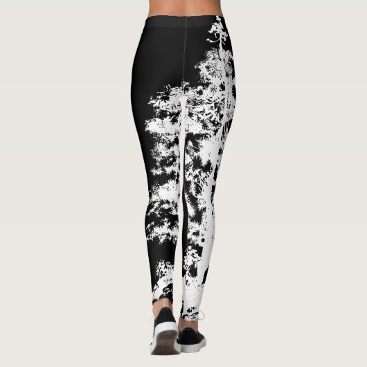 Leggings Stade forestier Cerf Animal Nature Custom Retour a (Dos)