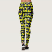 Leggings Staffodil - Staffy dans les jonquilles (Dos)