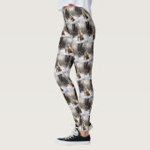 Leggings Staffordshire Bull Terrier Laisser neiger Noël (Gauche)