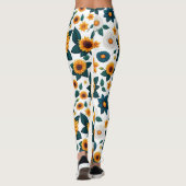 Leggings Stampede de tournesol : Disco Super de la nature (Dos)
