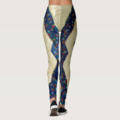 Leggings - Star Flower Quilt Pattern (Achterkant)