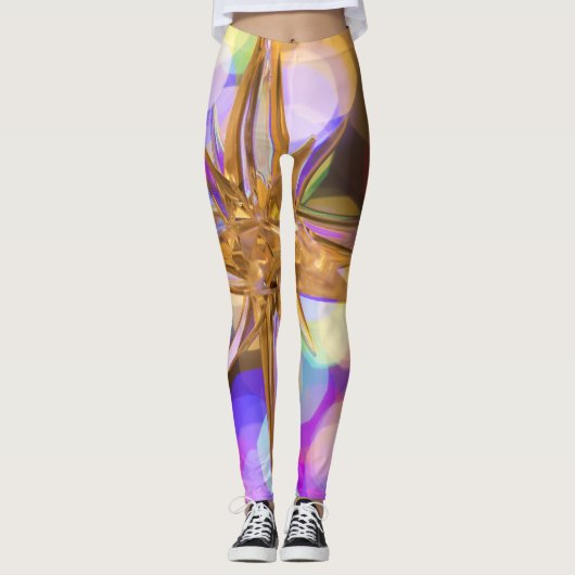 Leggings Star Parties scintillant (Devant)