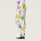 Leggings Starburst Motif sans couture (Gauche)