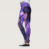 Leggings Stargazing avec un chien (Gauche)