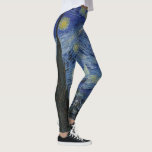 Leggings Starry Night by Vincent Van Gogh<br><div class="desc">Belle image pointue de l'oeuvre la plus célèbre de Van Gogh sur ces légendes élégantes et de haute qualité !</div>