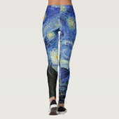 Leggings Starry Night Landcape Vincent van Gogh (Dos)