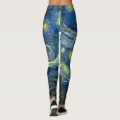 Leggings Starry Night Leggins - Art Vincent Van Gogh (Dos)