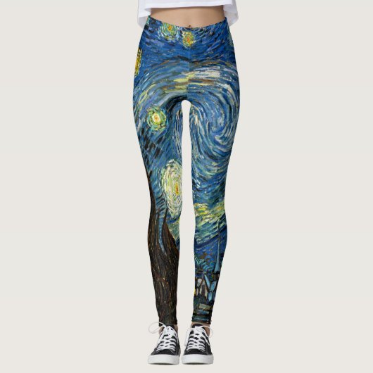 Leggings Starry Night Leggins - Art Vincent Van Gogh (Devant)