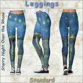 LEGGINGS - "Starry Night O.T.R" - van Gogh