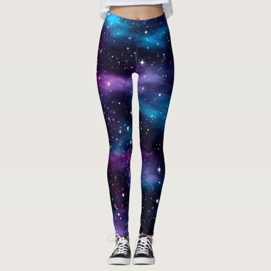 Leggings Starry Sky Galaxy (Devant)