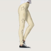 Leggings Stars Design en encre (Droite)