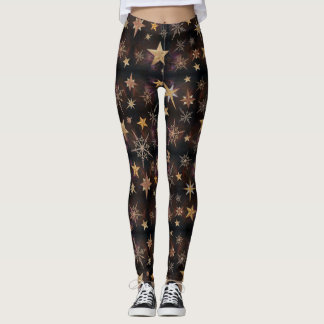 Leggings Stars Steampunk