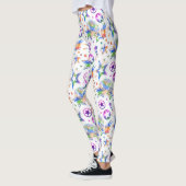 Leggings Stars Tattoo couleur motif sans soudure + vos idée (Gauche)