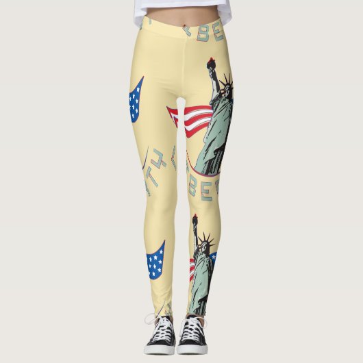 Leggings Statue de la Liberté (Devant)