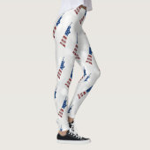 Leggings Statue De La Liberté 4 Juillet Parties scintillant (Droite)