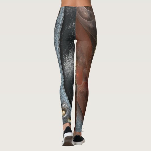 Leggings Steampunk en cuir (Dos)