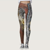 Leggings Steampunk en cuir (Devant)