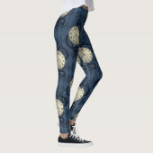 Leggings Steampunk gothique punk horloges & crânes T-S Legg (Droite)