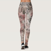 Leggings Steampunk romantique | Ephémère Vintage antique (Dos)