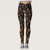 Leggings Steampunk Rusty Crows and Gears (Devant)